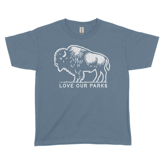 Love Our Parks Bison Youth Tee