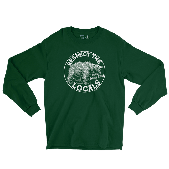 Respect The Locals Grizzly Long Sleeve Tee
