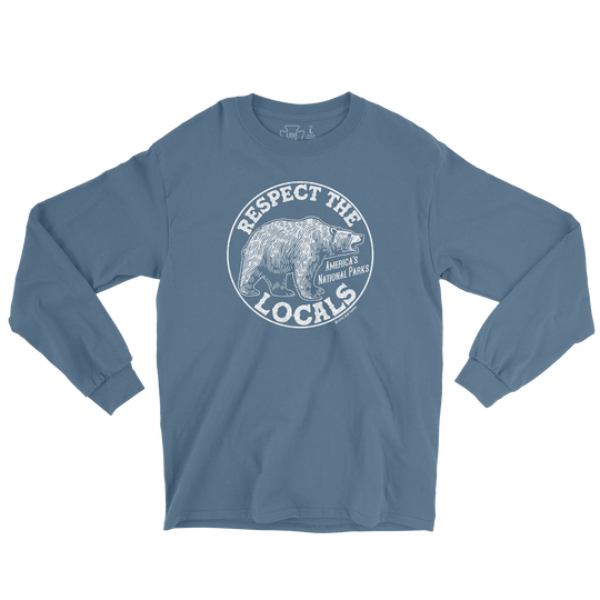 Respect The Locals Grizzly Long Sleeve Tee