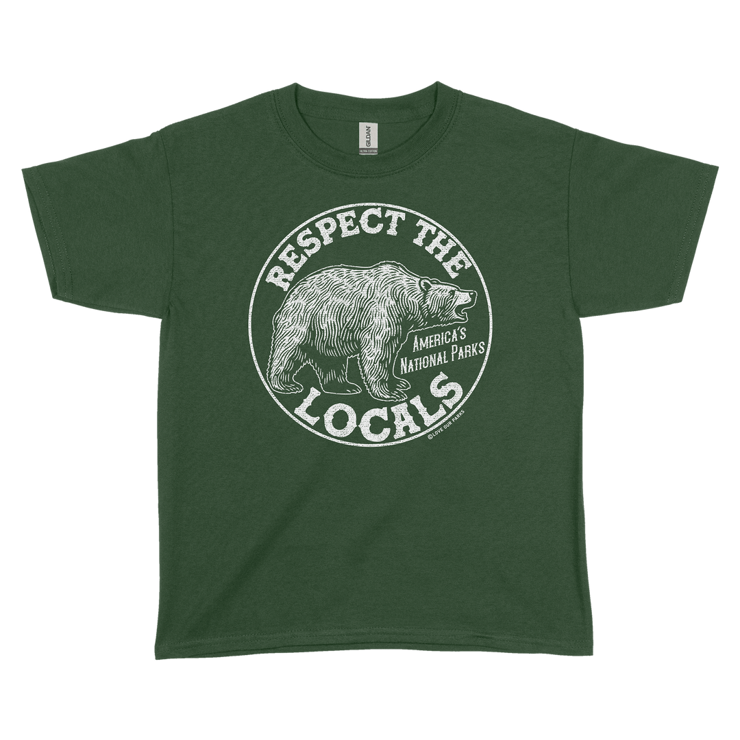 Respect The Locals Grizzly Youth Tee