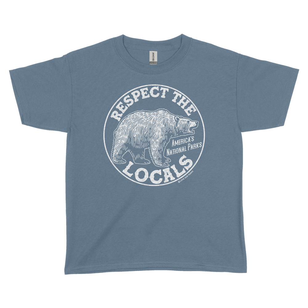 Respect The Locals Grizzly Youth Tee