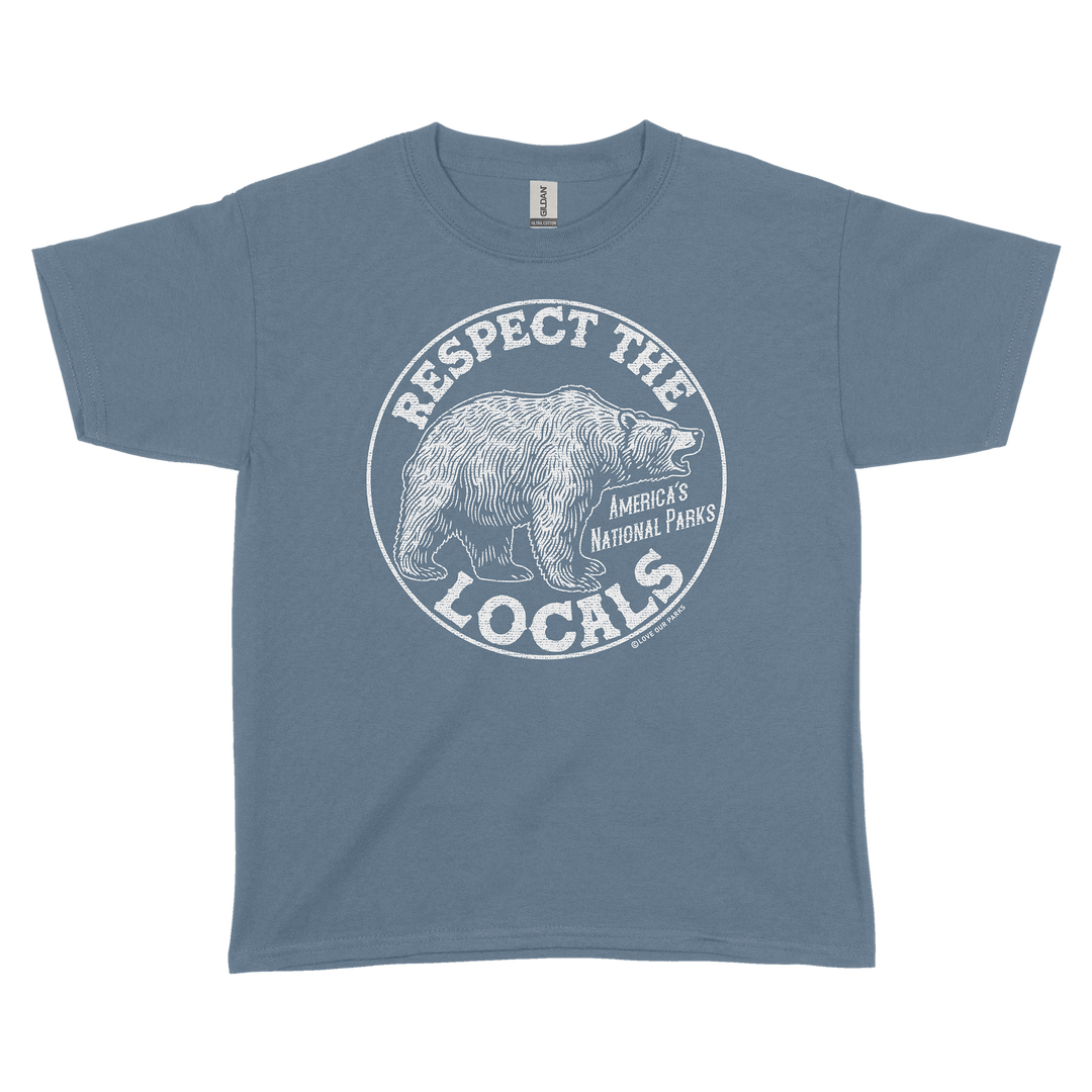 Respect The Locals Grizzly Youth Tee