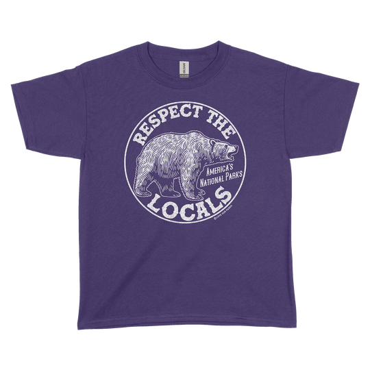 Respect The Locals Grizzly Youth Tee