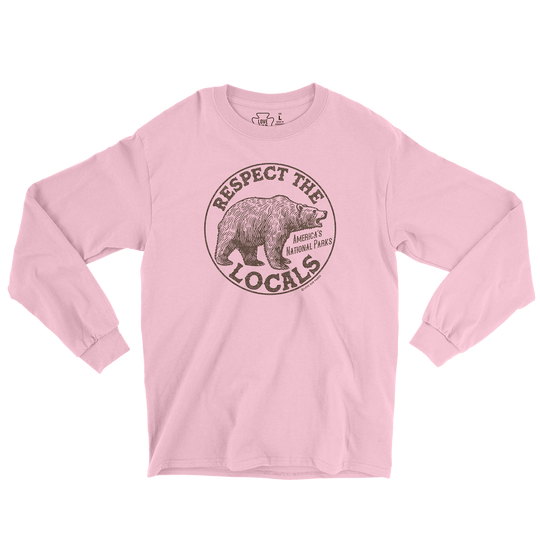 Respect The Locals Grizzly Long Sleeve Tee