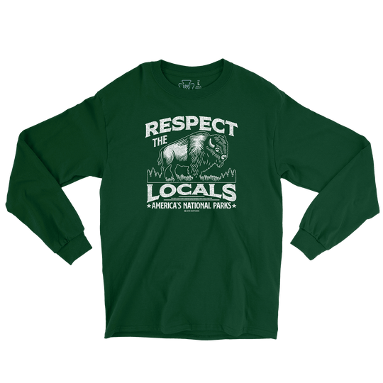 Respect The Locals Bison Long Sleeve Tee