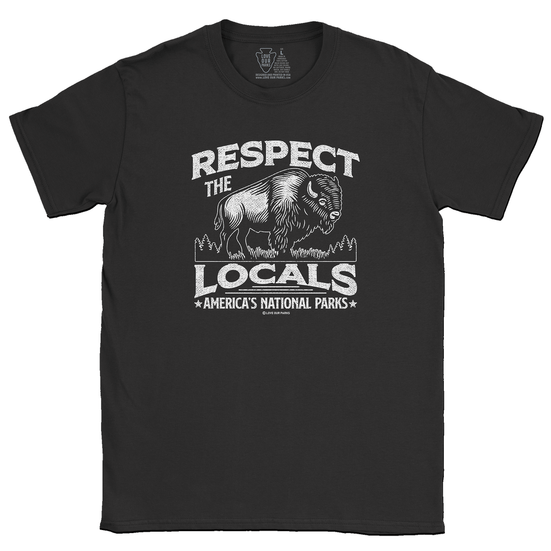 Respect The Locals Bison Tee