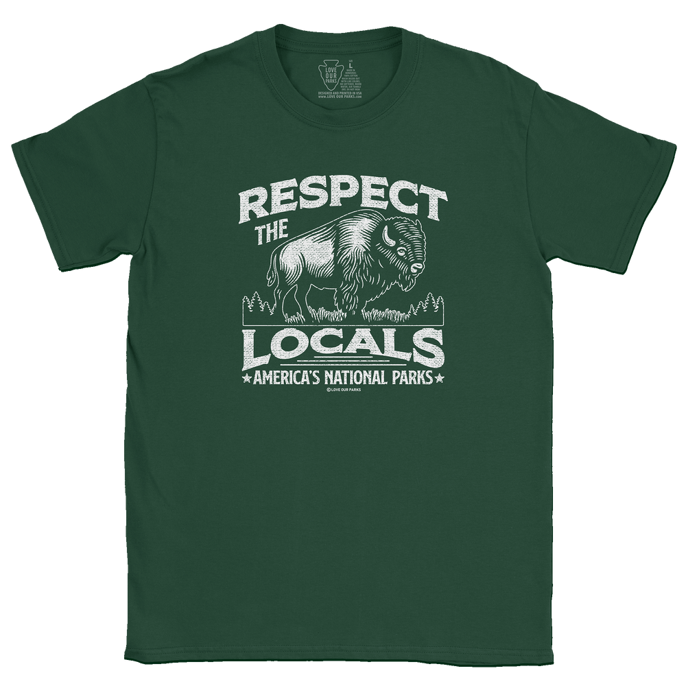 Respect The Locals Bison Tee