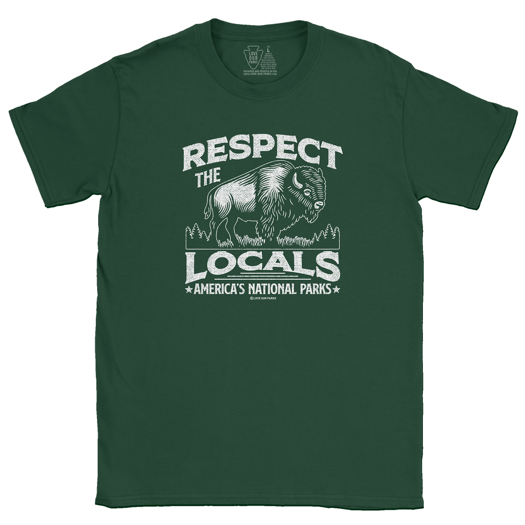 Respect The Locals Bison Tee