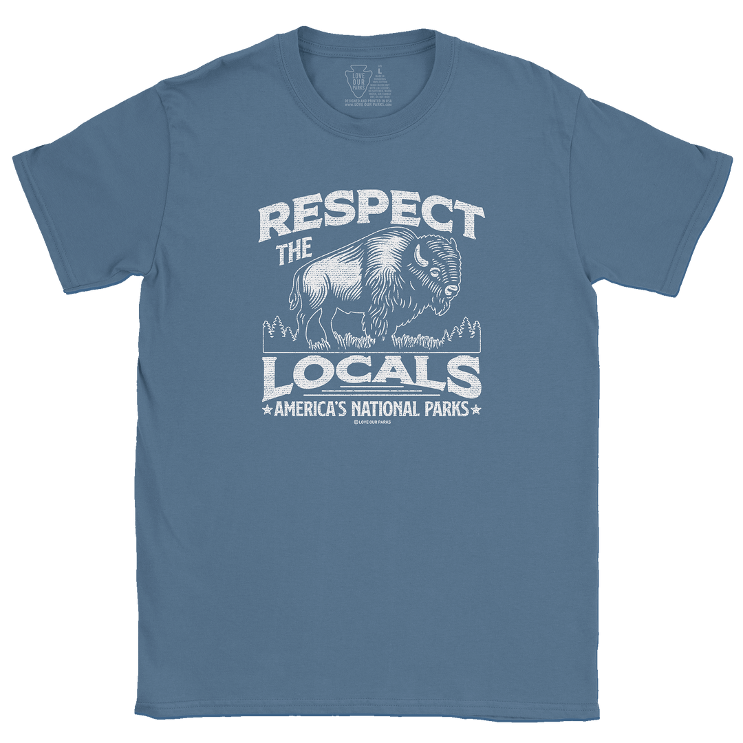 Respect The Locals Bison Tee