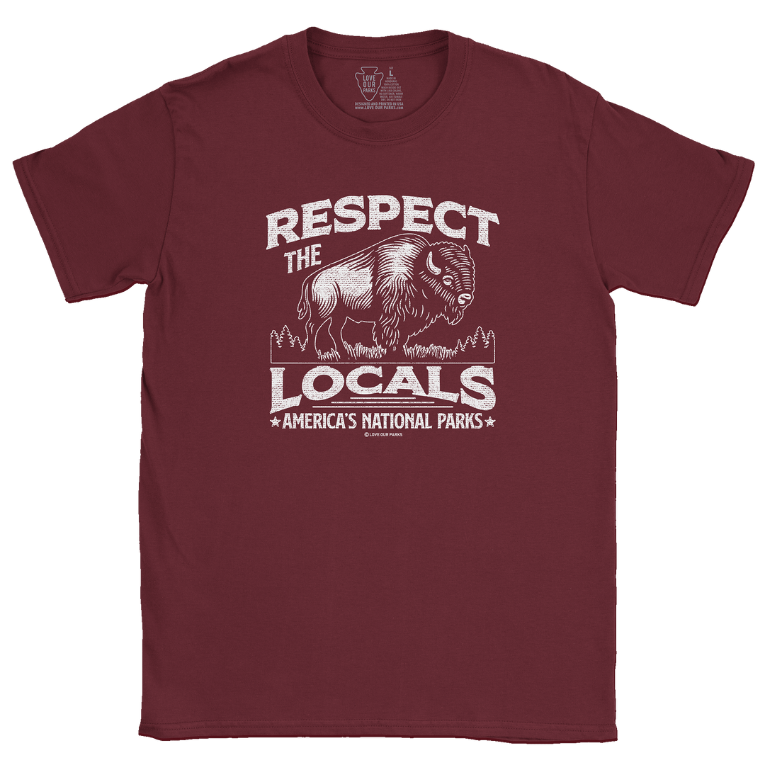 Respect The Locals Bison Tee