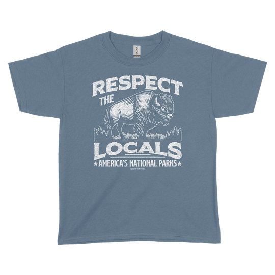 Respect The Locals Bison Youth Tee