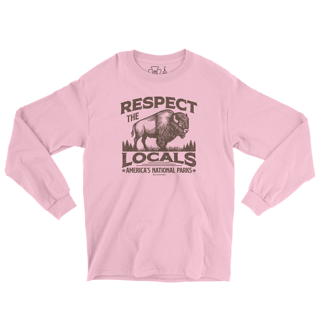 Respect The Locals Bison Long Sleeve Tee