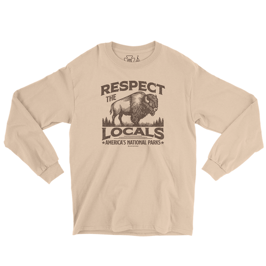 Respect The Locals Bison Long Sleeve Tee