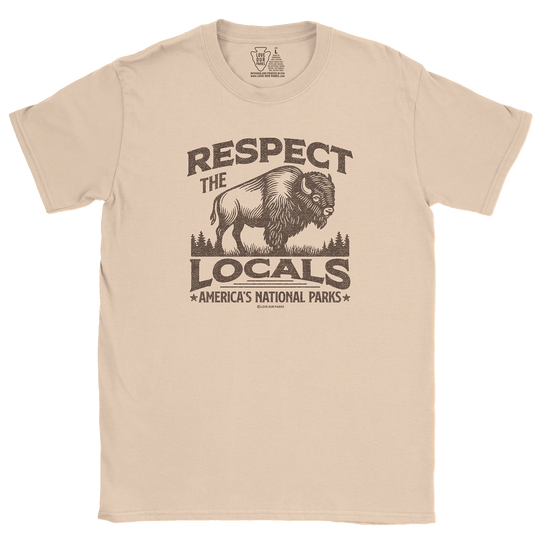 Respect The Locals Bison Tee
