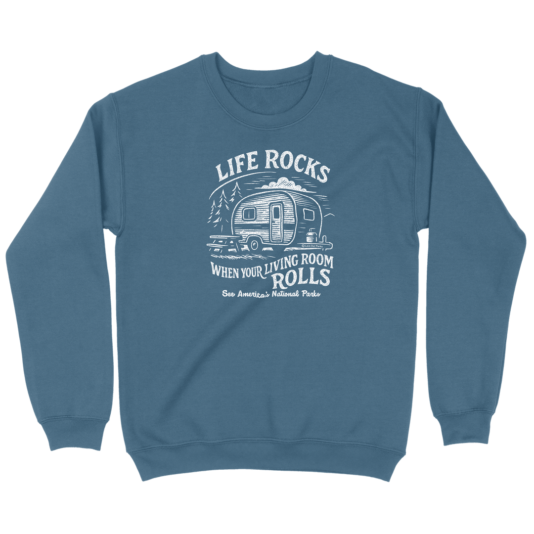 Life Rocks Camper Sweatshirt