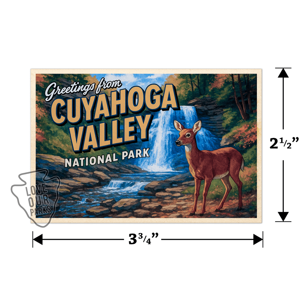 Cuyahoga Valley National Park Postcard Magnet