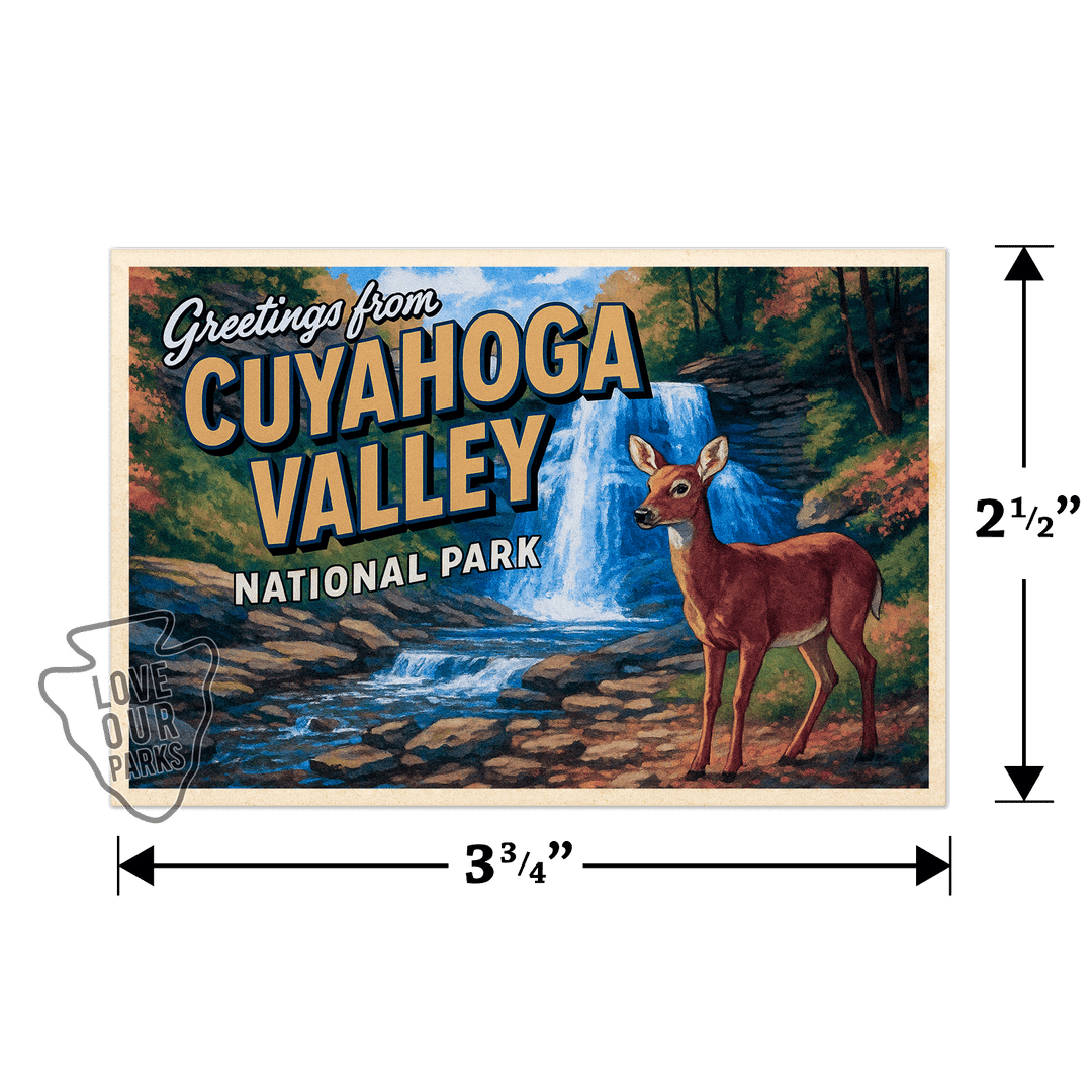 Cuyahoga Valley National Park Postcard Magnet