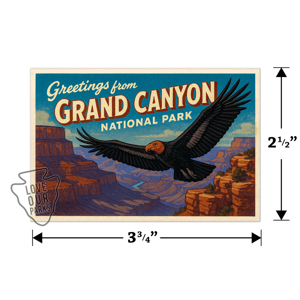 Grand Canyon National Park Postcard Magnet