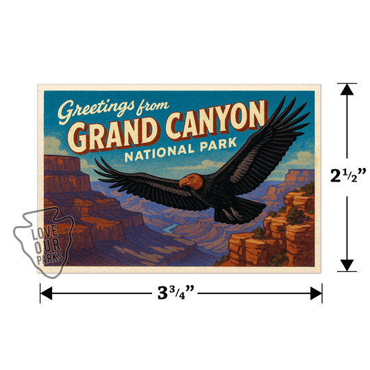 Grand Canyon National Park Postcard Magnet