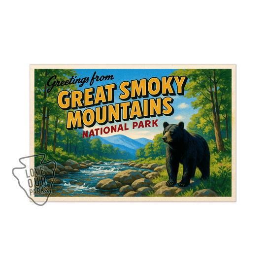Great Smoky Mountains National Park Postcard Magnet