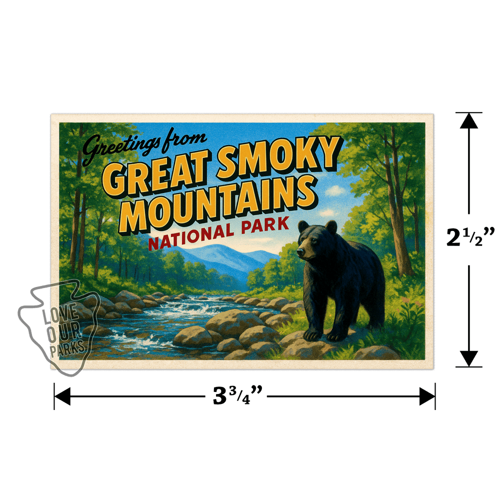 Great Smoky Mountains National Park Postcard Magnet