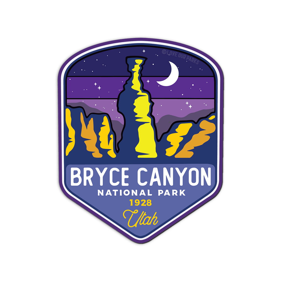 Bryce Canyon National Park Retro Sticker
