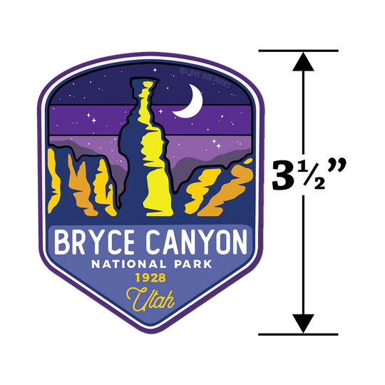 Bryce Canyon National Park Retro Sticker