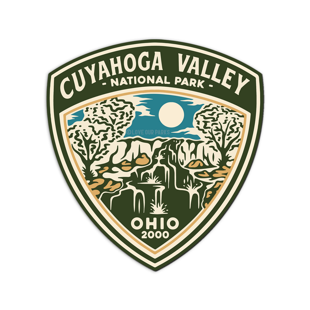 Cuyahoga Valley National Park Retro Sticker