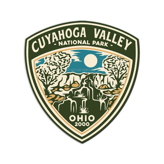 Cuyahoga Valley National Park Retro Sticker
