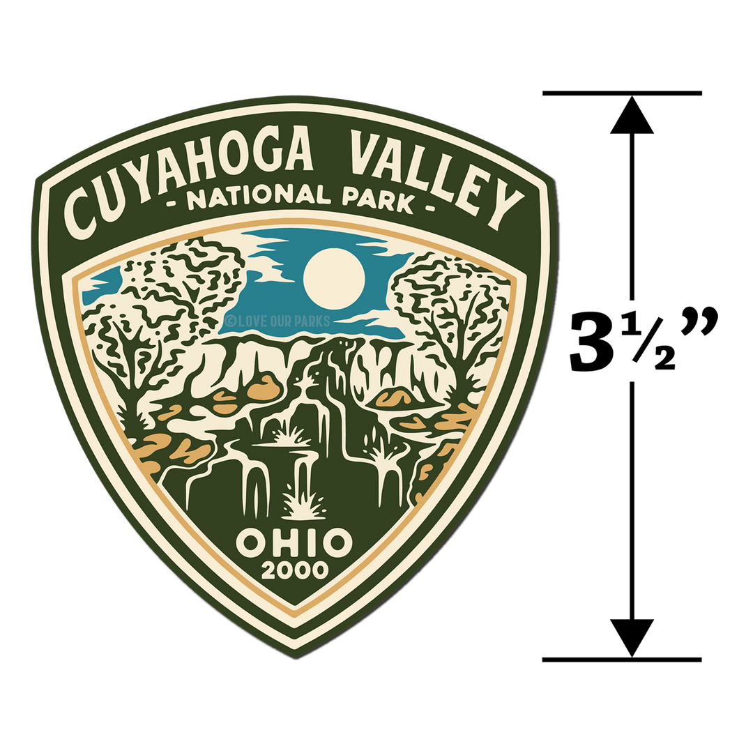 Cuyahoga Valley National Park Retro Sticker