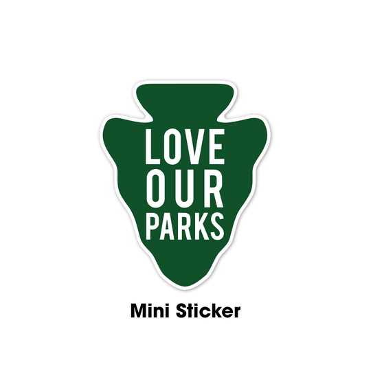 Love Our Parks Mini Sticker