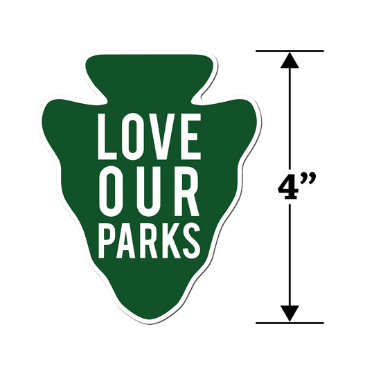 Love Our Parks Sticker
