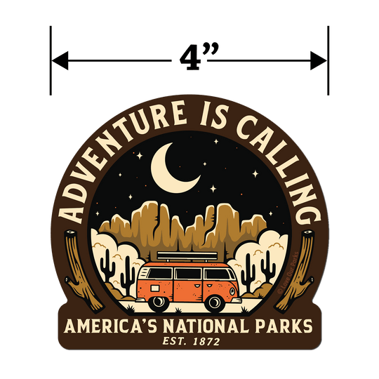 Adventure is Calling Sticker