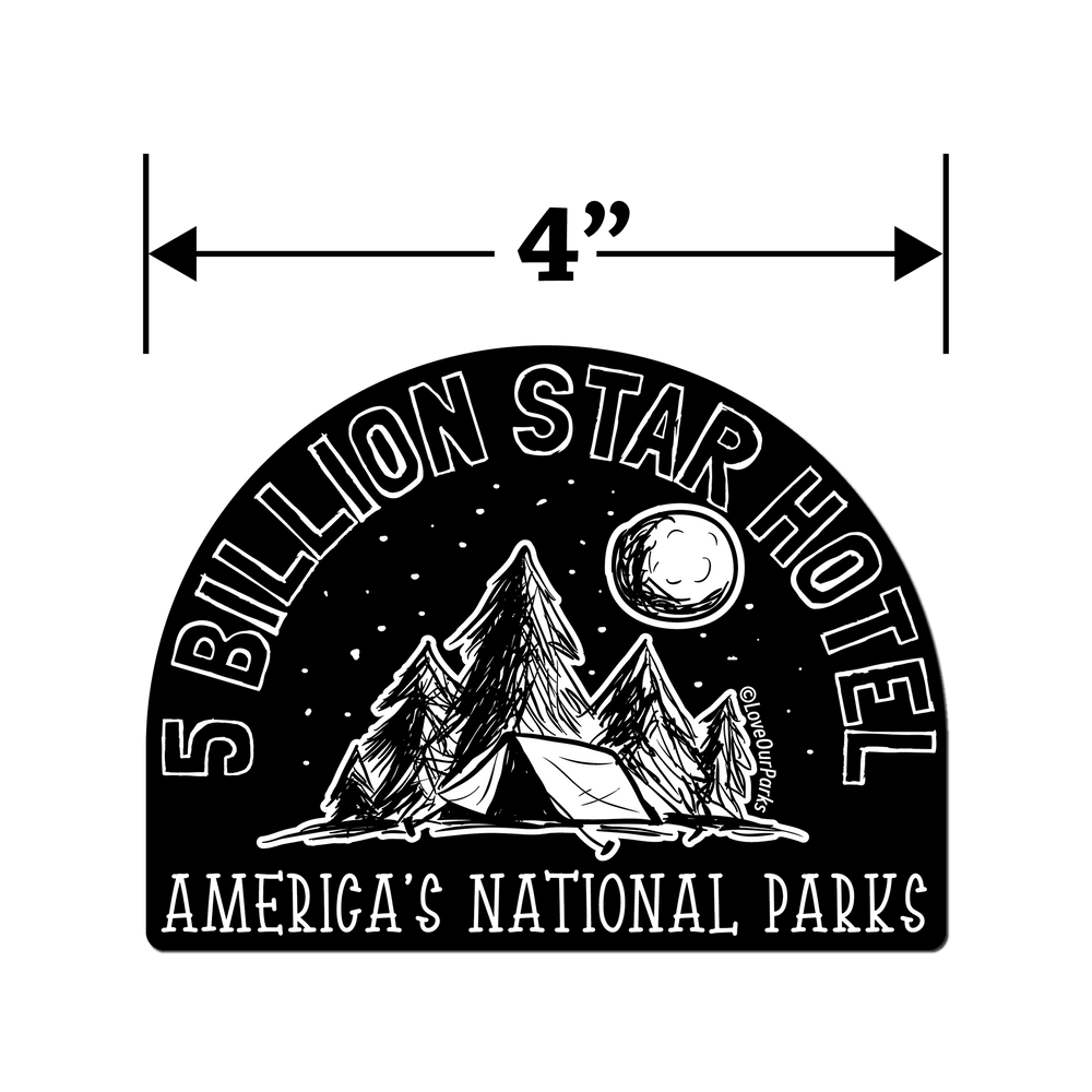 Five Billion Star Hotel Sticker