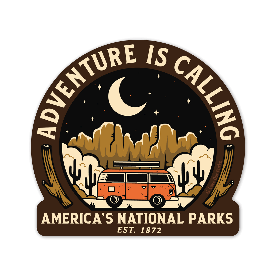 Adventure is Calling Sticker
