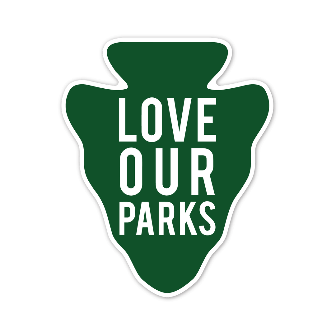 Love Our Parks Mini Sticker