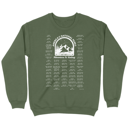 Mark Your 63 Parks Sweatshirt