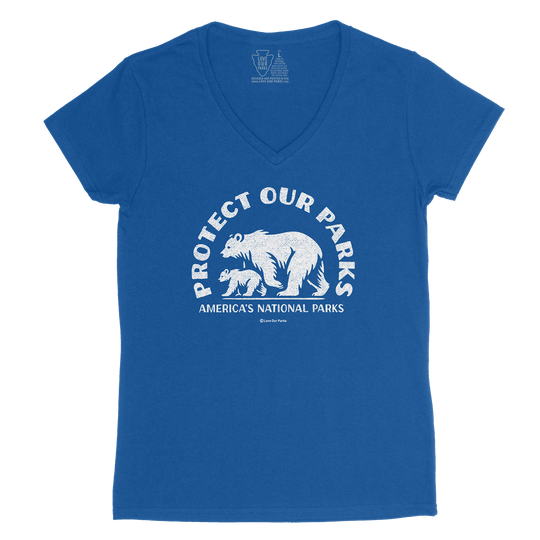 Protect Our Parks Women's V-Neck Tee