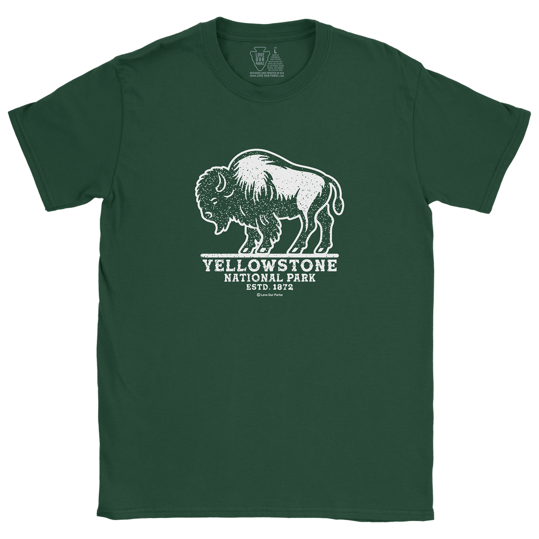 Yellowstone National Park Bison Tee