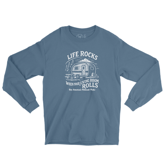 Life Rocks Camper Long Sleeve Tee