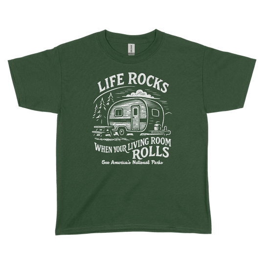 Life Rocks Camper Youth Tee