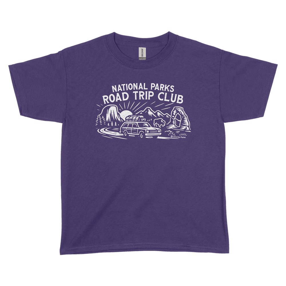 National Parks Road Trip Club Youth Tee