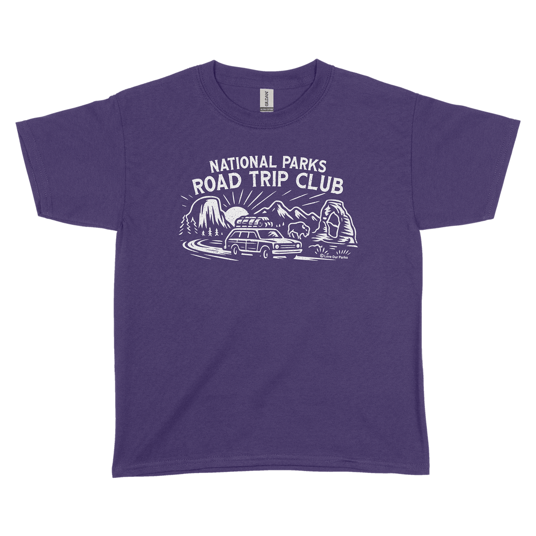 National Parks Road Trip Club Youth Tee