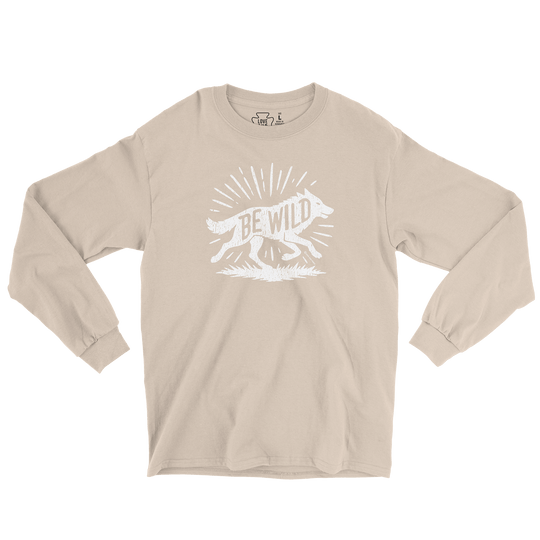 Be Wild Wolf Long Sleeve Tee