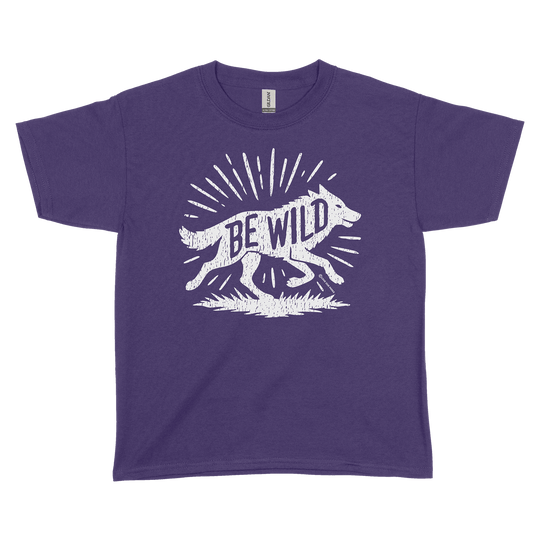 Be Wild Wolf Youth Tee