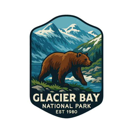 Glacier Bay National Park Sticker