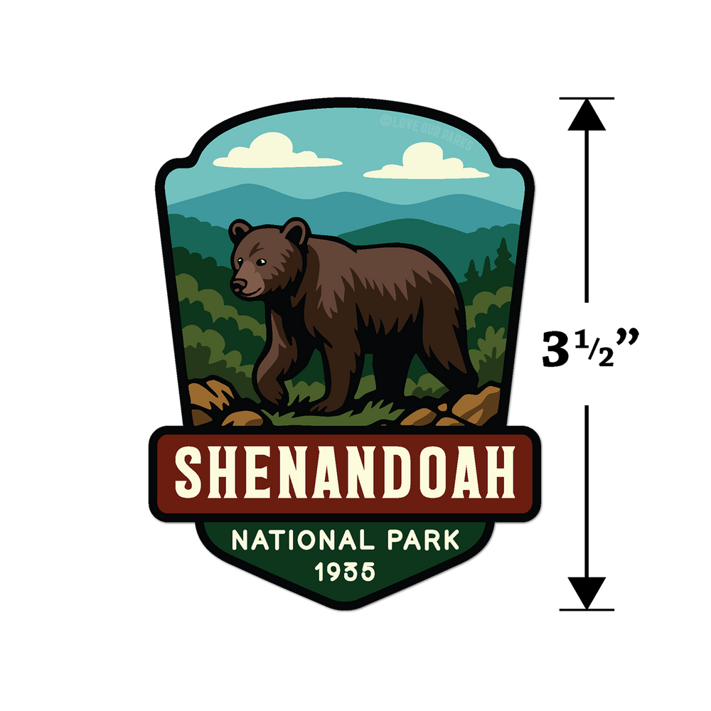 Shenandoah National Park Sticker