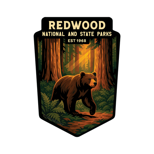 Redwood National Park Sticker