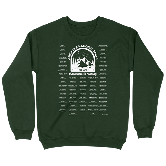 Mark Your 63 Parks Sweatshirt
