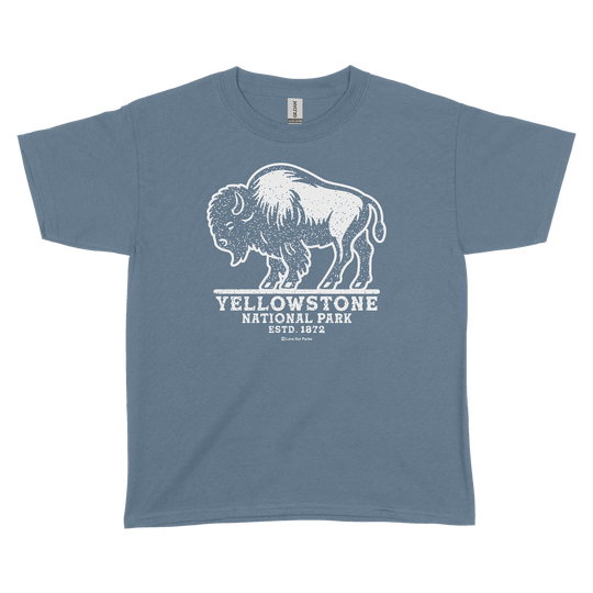 Yellowstone National Park Bison Youth Tee